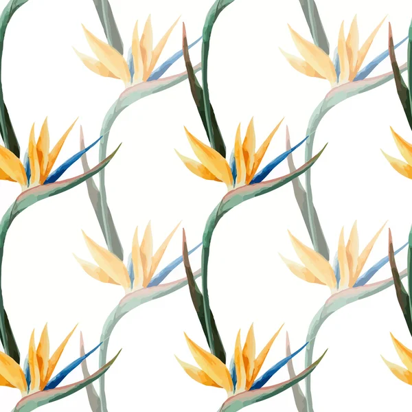 Aquarelle motif tropical — Image vectorielle