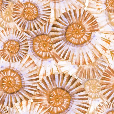 Okyanus desen suluboya arka plan