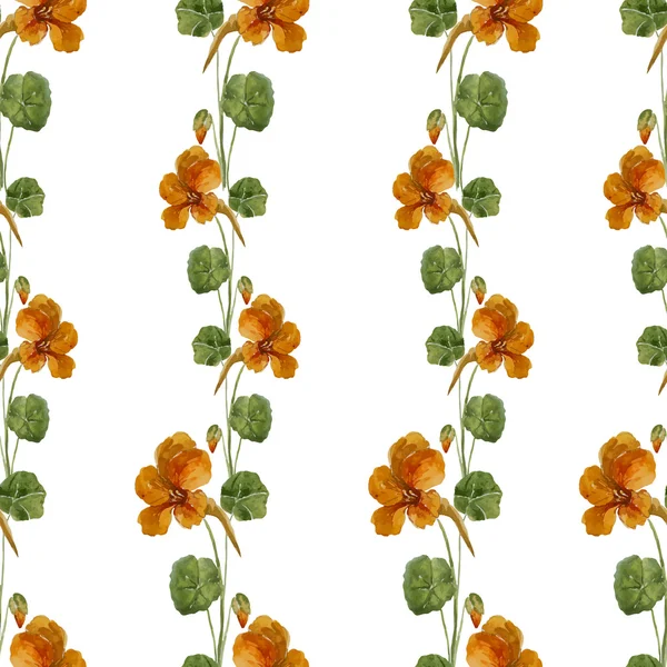 Sarı suluboya çiçek deseni