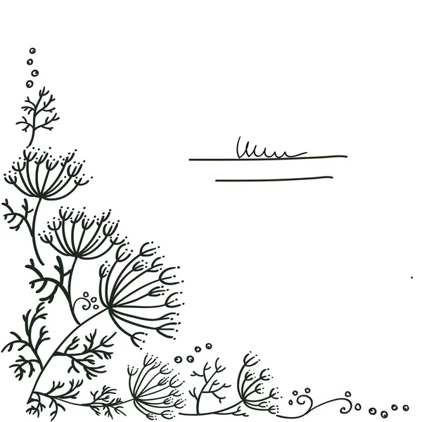 Dill Flower Tattoo