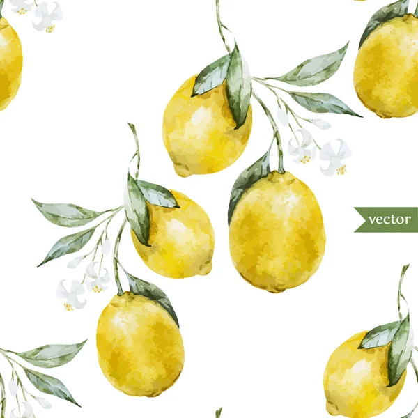 Lemon pattern n3 — стоковый вектор