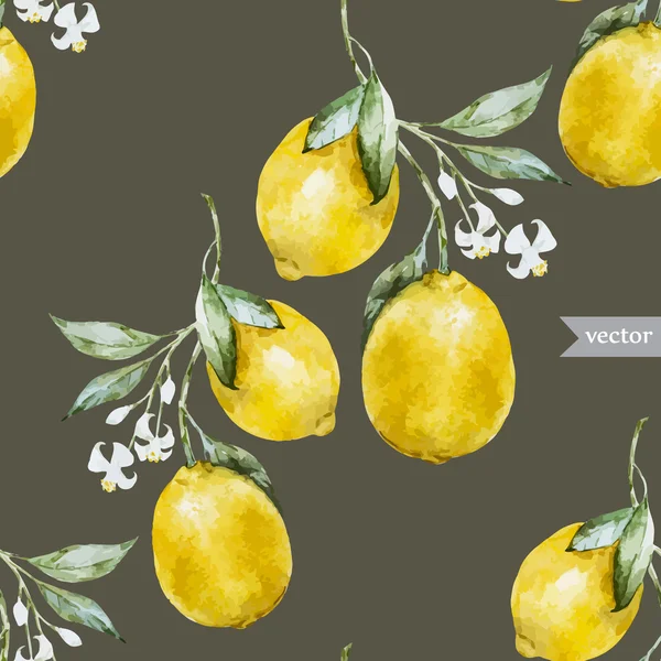 Lemon pattern n4 — стоковый вектор