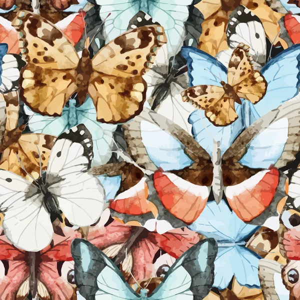 Vlinder patroon — Stockvector