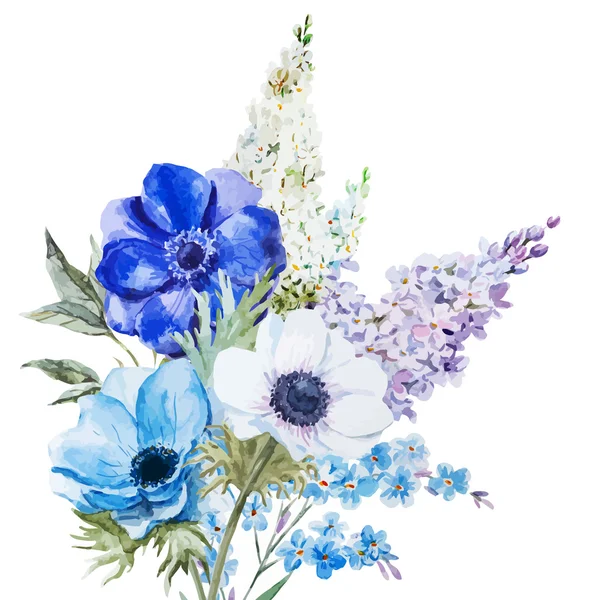 Anemones — Stock Illustration Anemones Royalty Free Stock Vectors