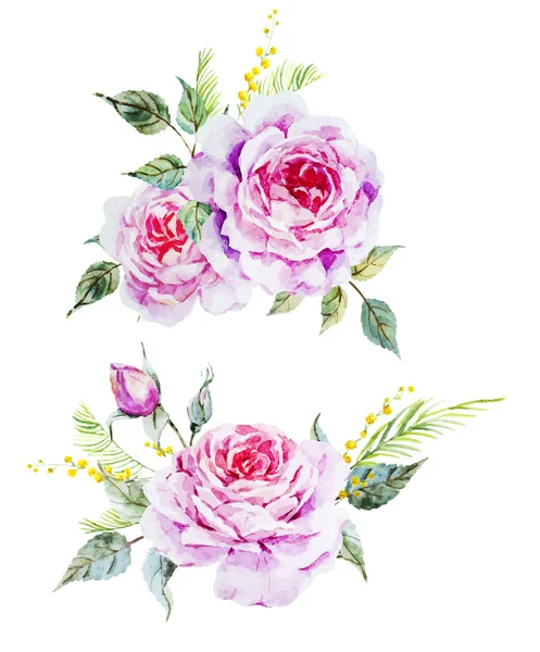 Jolies roses — Image vectorielle