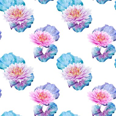 Lotus çiçek deseni
