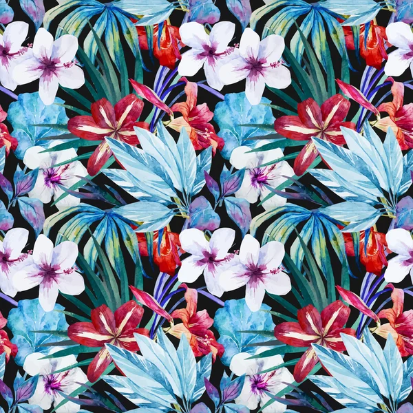 Lily bir hibiscus çiçek deseni