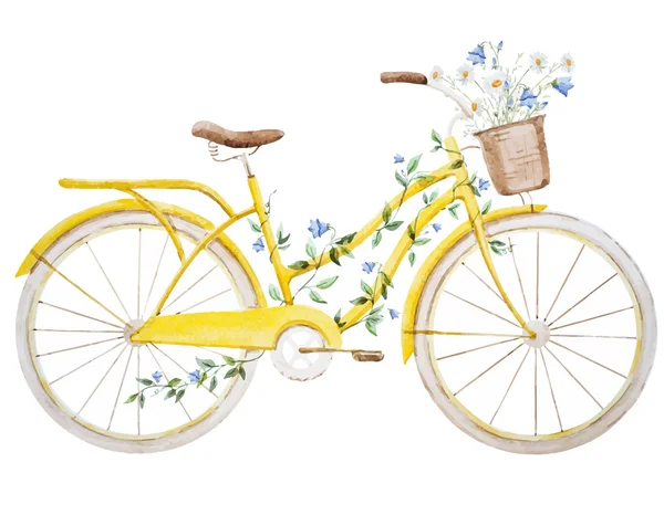 Watercolor bike bicycle — Stock Illustration Watercolor bike bicycle Royalty Free Stock Vectors