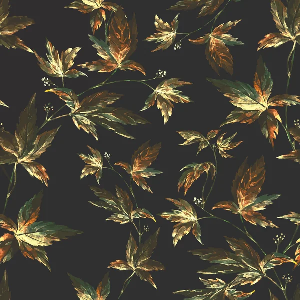 Aquarell-Blumenmuster — Stockvektor