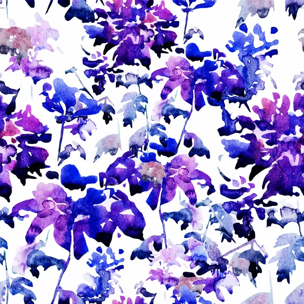 Aquarelle motif floral — Image vectorielle