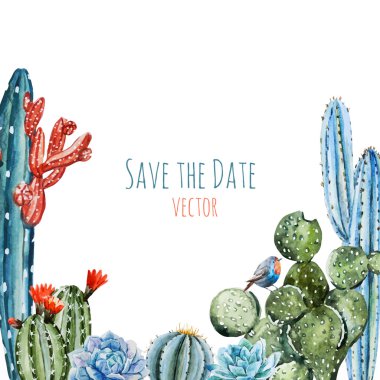 Cactus Frame Premium Vector Download For Commercial Use Format Eps Cdr Ai Svg Vector Illustration Graphic Art Design