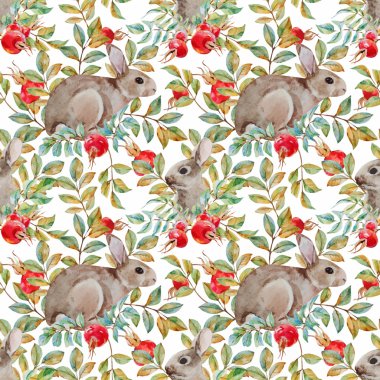 Sonbahar suluboya deseni