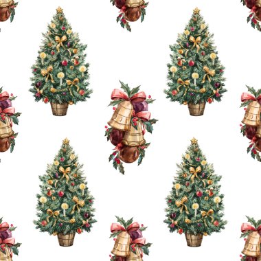Download Watercolor Christmas Tree Free Vector Eps Cdr Ai Svg Vector Illustration Graphic Art