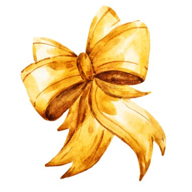 Vektör suluboya yay