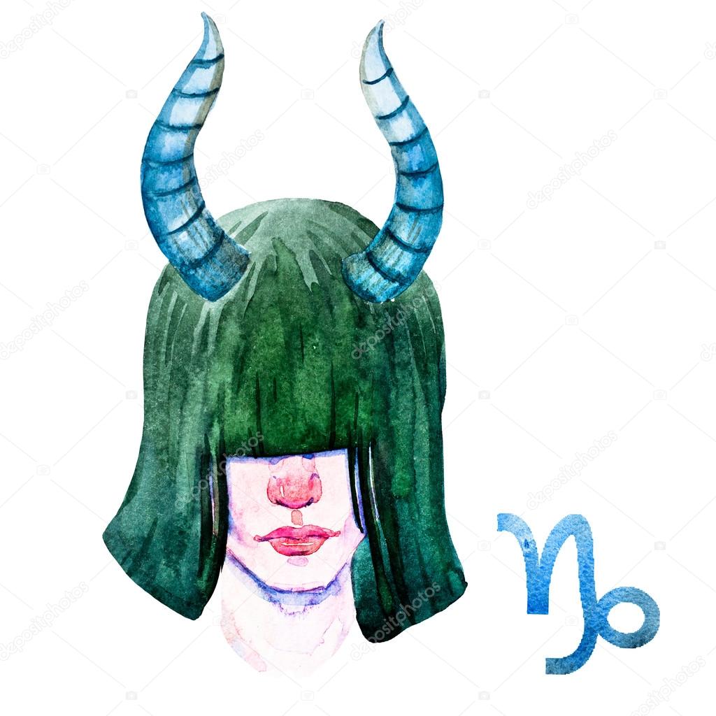 Capricorn horoscope raster