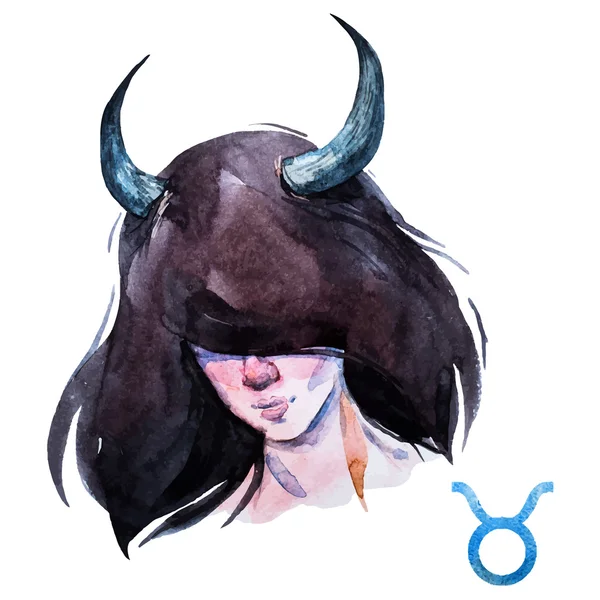 Horoscope Taurus vecteur — Image vectorielle