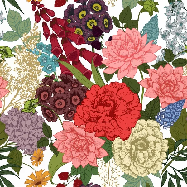 矢量花卉图案 — 图库矢量图片