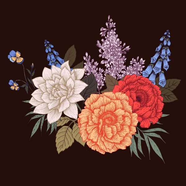 Nice vector flowers Royalty Free Stock Illustrations