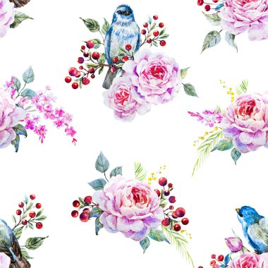 Raster kuş desen
