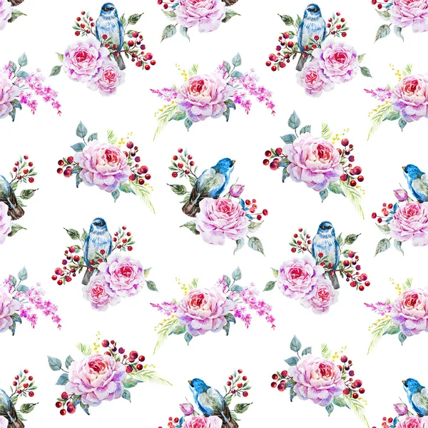 Raster bird pattern — Stock Image Raster bird pattern Royalty Free Stock Images