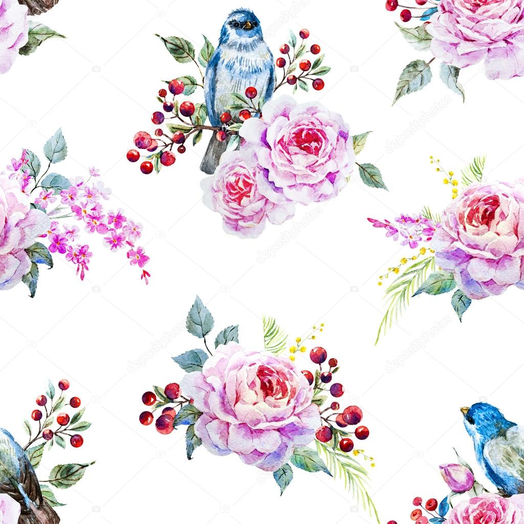 Raster bird pattern