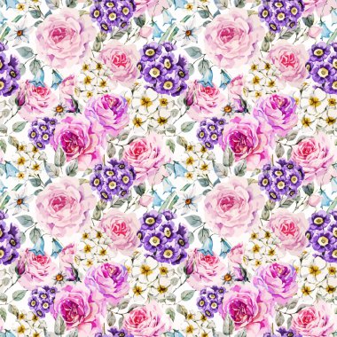 vektör çiçek desenli