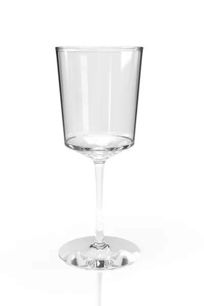 Vaso Vacío Aislado Sobre Fondo Blanco Render — Foto de Stock