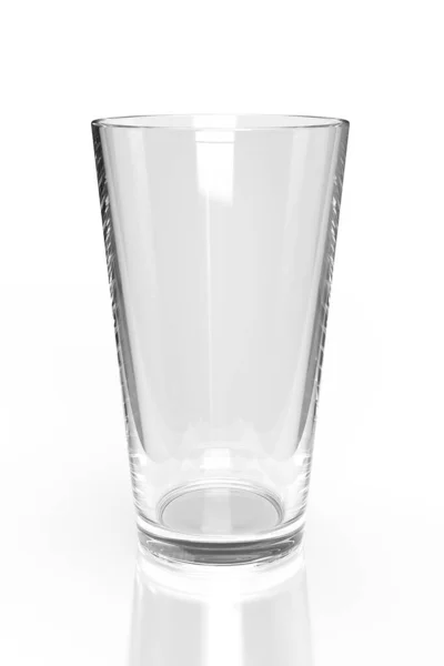 Vaso Vacío Aislado Sobre Fondo Blanco Render — Foto de Stock