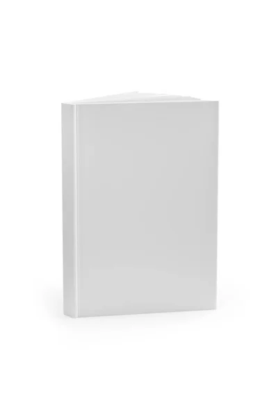 Open Book Mockup Isolated White Background Render — Stock Photo, Image