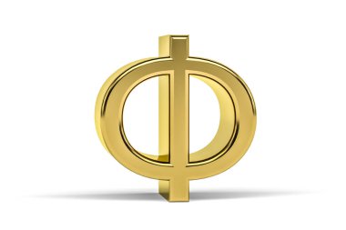 Kiril alfabesiyle yazılmış üç boyutlu Rusça harf olan Altın Rusça çeviri: 