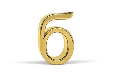 Kiril alfabesiyle yazılmış üç boyutlu Rusça harf olan Altın Rusça çeviri: 