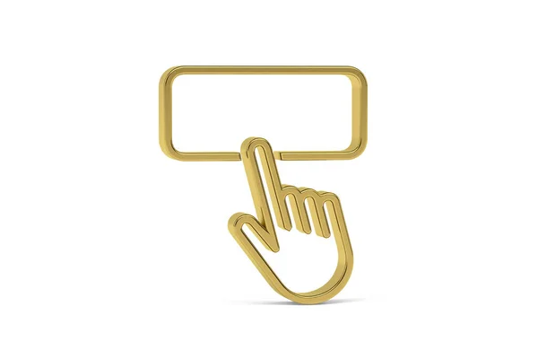 Beyaz arkaplanda izole edilmiş 3d önsipariş simgesi - 3d oluşturma