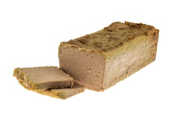 Kaz ezmesi beyaz arkaplanda izole edildi - Packshot tipi fotoğraf