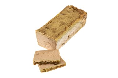 Kaz ezmesi beyaz arkaplanda izole edildi - Packshot tipi fotoğraf