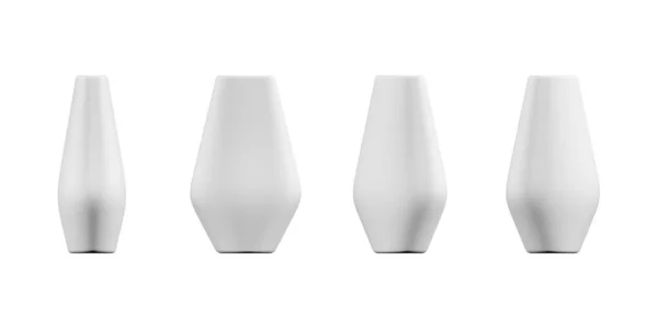 Modèle Vase Isolé Sur Fond Blanc Rendu — Photo