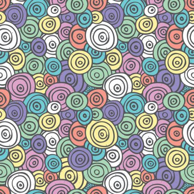 Pop art retro sorunsuz vektör desen