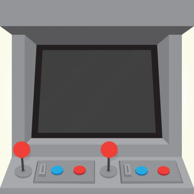 Arcade machine oyunu dolap