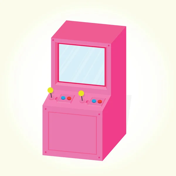 Arcade machine skåp — Stock vektor