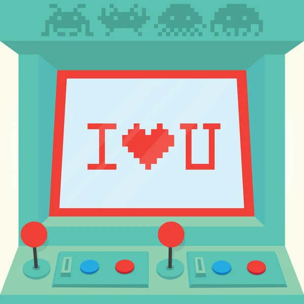 Seni seviyorum arcade makinesi