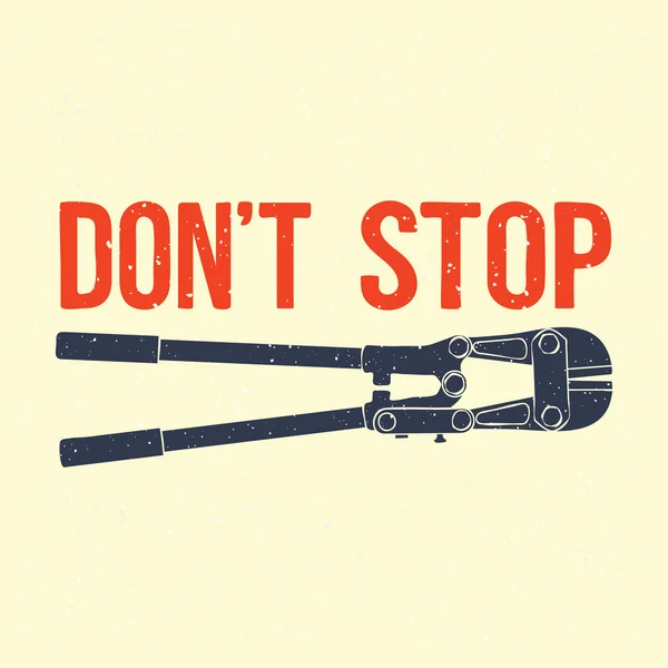 Dont stop Illustration — Stockvektor