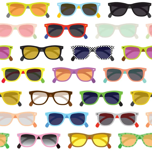 Hipster sunglasses background — Stock Vector