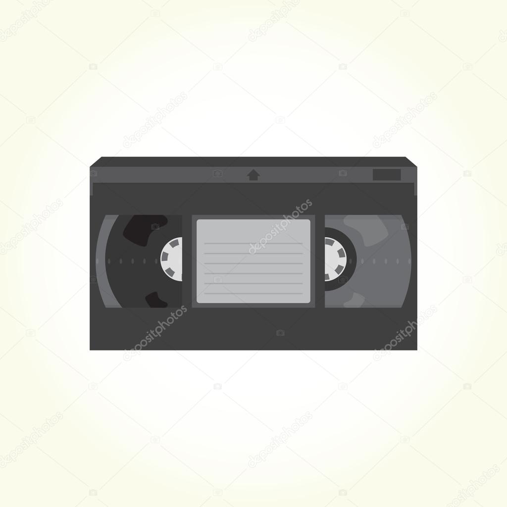 VHS video tape cassette