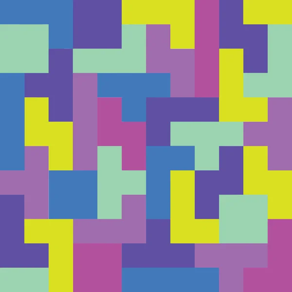 Pixel game seamless vector pattern — Stock Vector