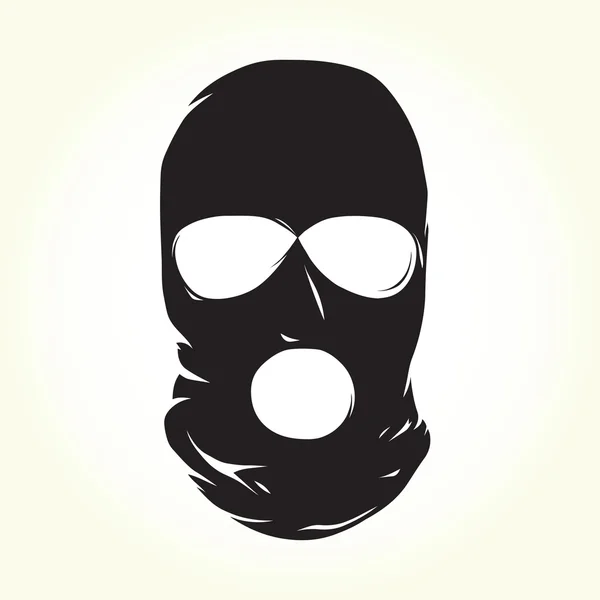 Terrorist mask — Stock Vector