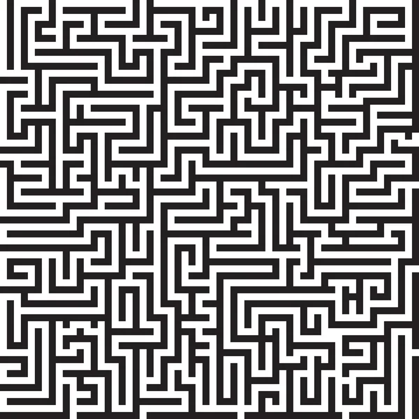 Maze seamless vector pattern — Stock Vector