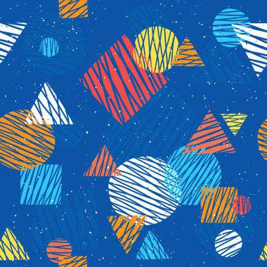 Pop art retro sorunsuz vektör arka plan deseni