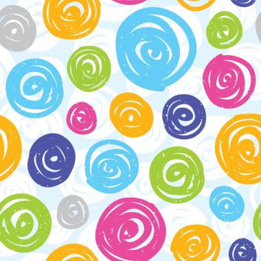 Doodle kroki pop sanat sorunsuz vektör desen