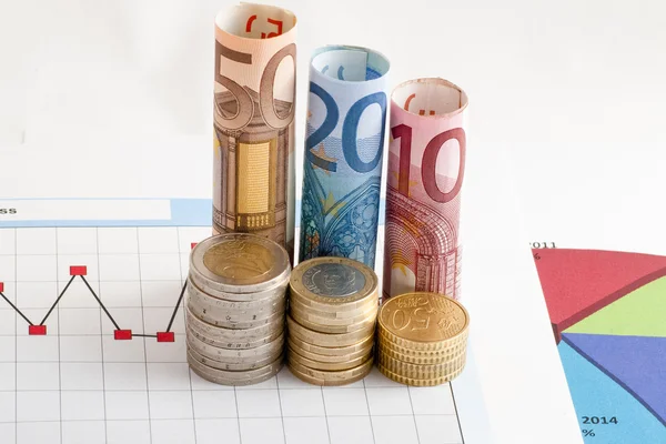 Money and financial performance — Stock Photo, Image