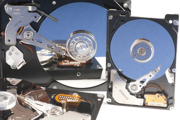Podrobnosti o otevřené jednotky pevného disku — Stock fotografie