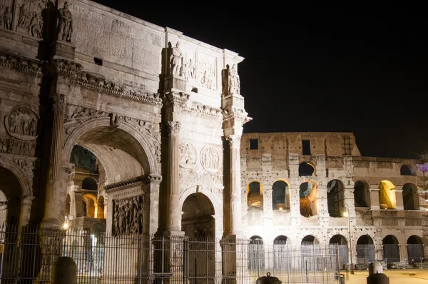 Colosseo di notte — Foto Stock